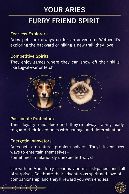 Aries: Bold, Brave, and Barking | March 21 – April 19